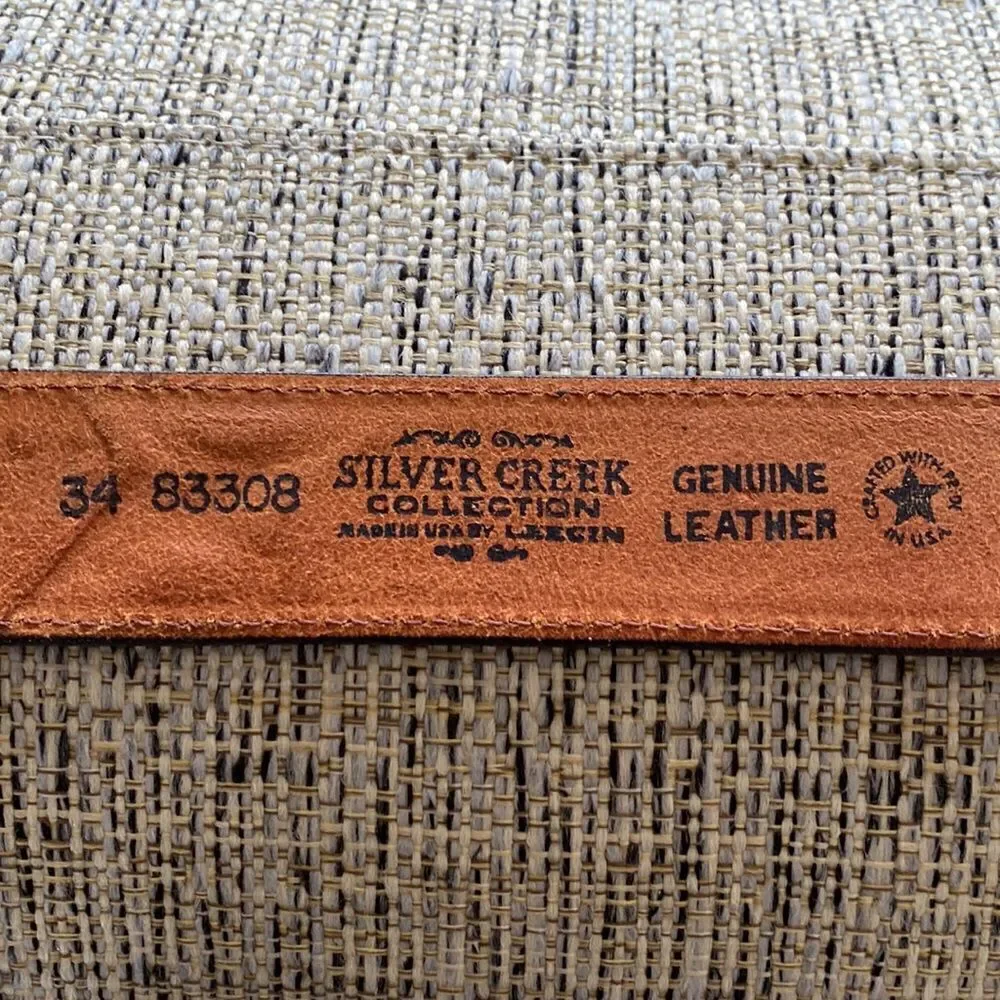 NWOT Silver  Creek leather belt